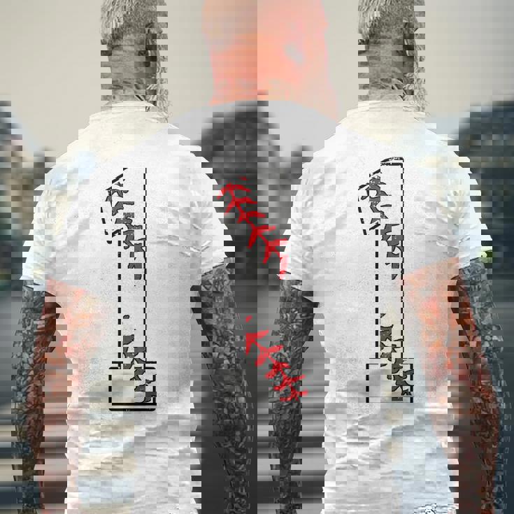 ナンバー1 ベースボールジャージー ナンバー1 背面にプリント メンズTシャツ バックプリント 高齢者への贈り物