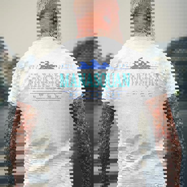 ニュージャージー州マナスカン メンズTシャツ バックプリント 高齢者への贈り物