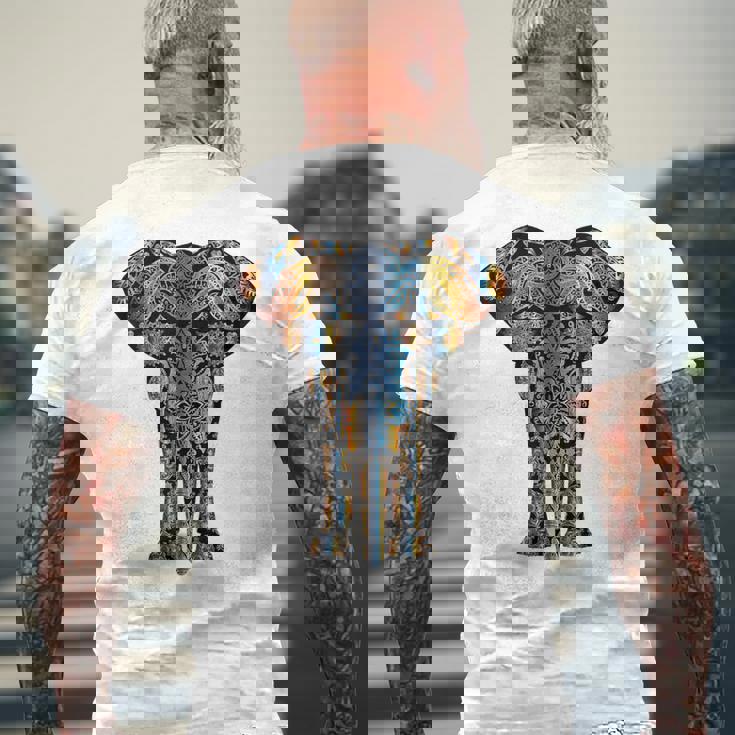 ニルヴァーナ チャクラ メンズTシャツ バックプリント 高齢者への贈り物