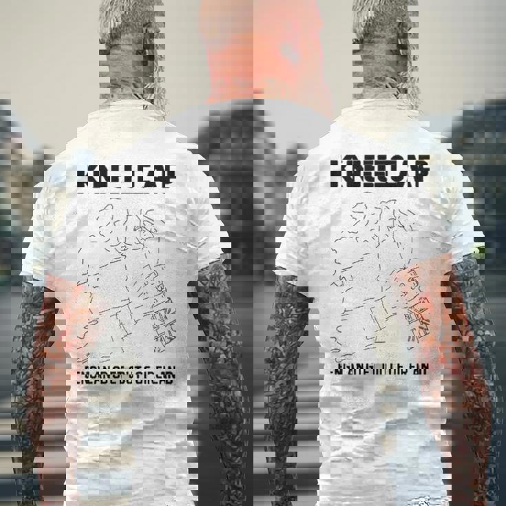 ニーキャップ・イングランドはアイルランドから出て行け 長袖tシャツ メンズTシャツ バックプリント 高齢者への贈り物