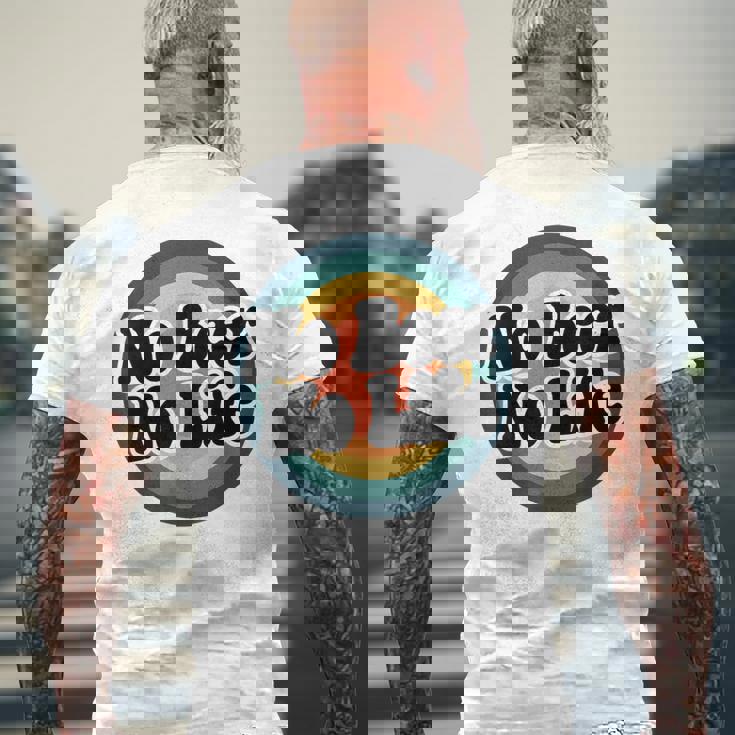 ノービアーノーライフ メンズTシャツ バックプリント 高齢者への贈り物