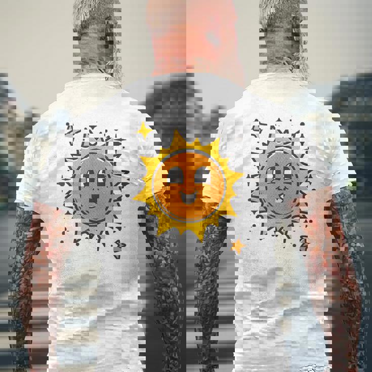 ハッピーサン メンズTシャツ バックプリント 高齢者への贈り物