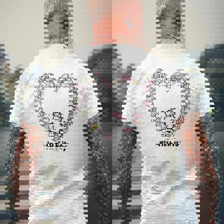 ハローキティ Usデザイン ハート メンズTシャツ バックプリント 高齢者への贈り物