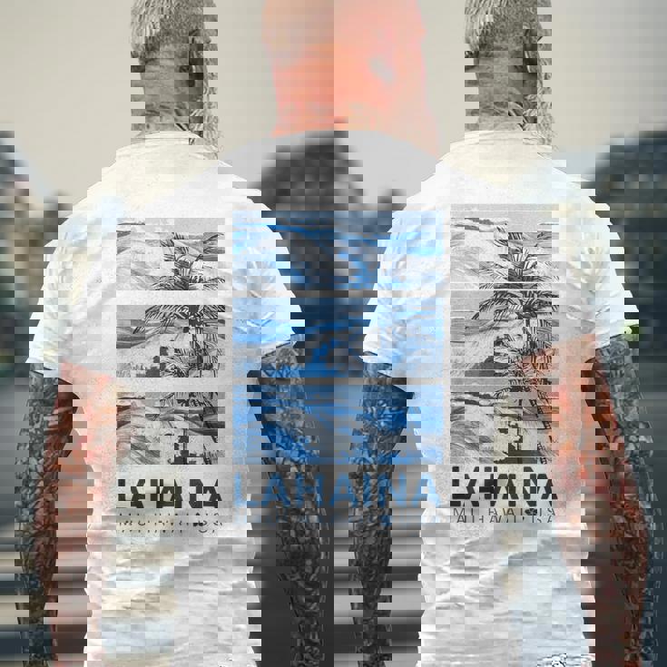 ハワイ ラハイナ マウイ ハワイアン メンズTシャツ バックプリント 高齢者への贈り物