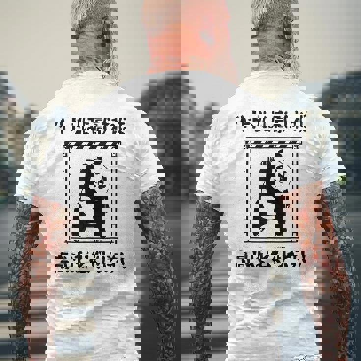 ハードルは高ければ高いほどくぐりやすい ネタ ことわざ 慣用句 ジョーク ギャグ ダジャレ ツッコミ パンダ おもしろ メンズTシャツ バックプリント 高齢者への贈り物