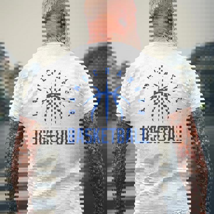 バスケットボール ゲームチェンジャー バスケ好きにオススメ メンズTシャツ バックプリント 高齢者への贈り物