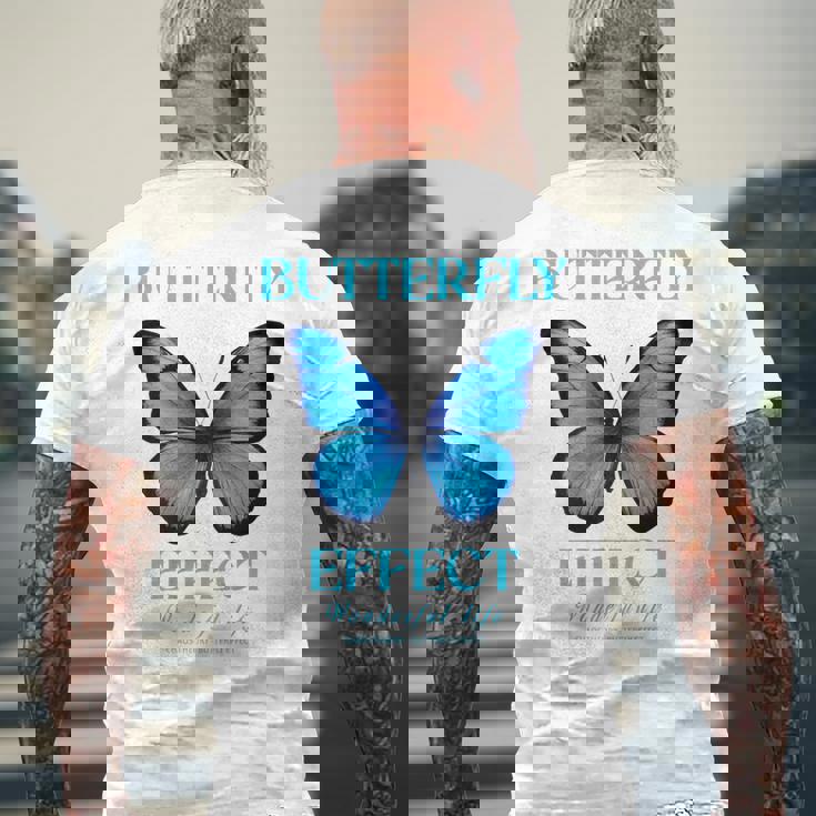 バタフライエフェクトtシャツ バックプリント テクノフェスティバル Tekk メンズTシャツ バックプリント 高齢者への贈り物