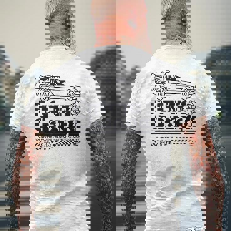 バック・トゥ・ザ・フューチャー Time Machine Future Changer Retro メンズTシャツ バックプリント 高齢者への贈り物