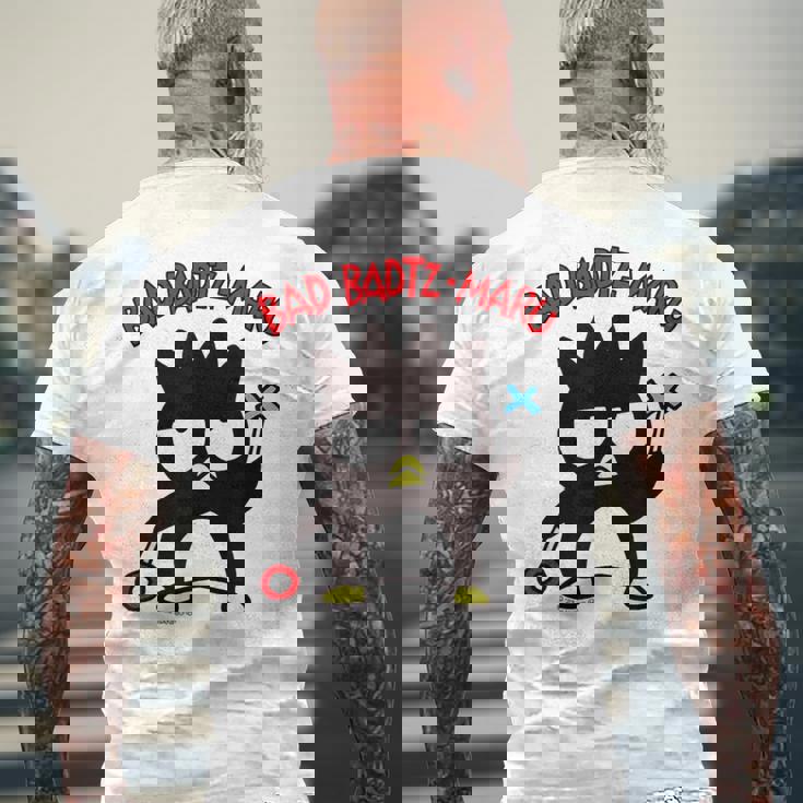 バッドばつ丸 まるばつジャッジ メンズTシャツ バックプリント 高齢者への贈り物