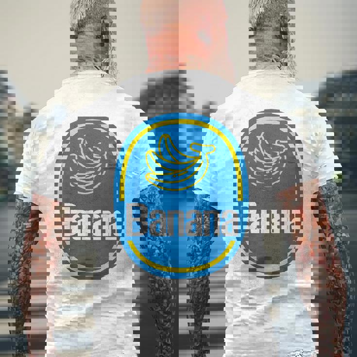 バナナ ステッカー フルーツ レイジー ハロウィン コスチューム メンズTシャツ バックプリント 高齢者への贈り物