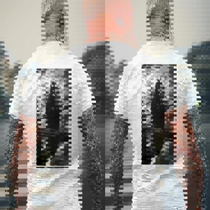 パンク ロック モード モッズ 半袖 かっこいい おしゃれ 大きいサイズ フォトプリント 春夏 ブランド 動物 烏 メンズTシャツ バックプリント 高齢者への贈り物