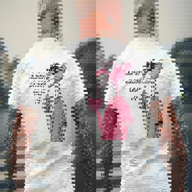 ピンク パンツ Master Of My Own Worth 面白い引用句シャツ メンズTシャツ バックプリント 高齢者への贈り物