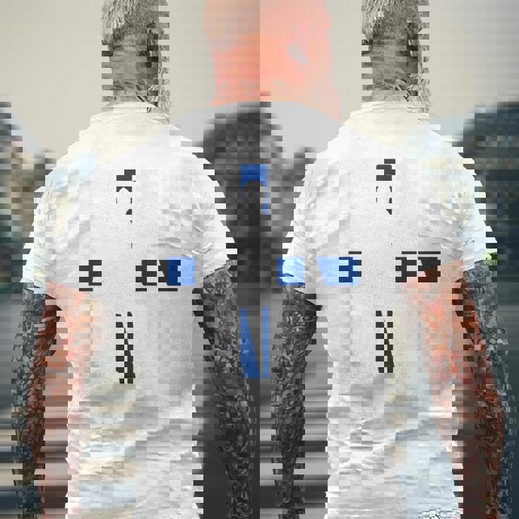 フィンランドサッカーファンジャージ メンズTシャツ バックプリント 高齢者への贈り物