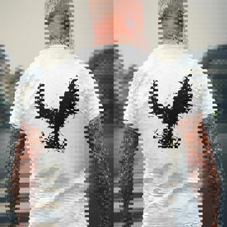 フェニックス 不死鳥 神話上の生き物 灰からのフェニックス 火 フェニックス メンズTシャツ バックプリント 高齢者への贈り物