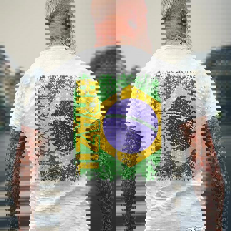 ブラジル 旗 大 国旗 メンズ レディース キッズ ブラジル メンズTシャツ バックプリント 高齢者への贈り物