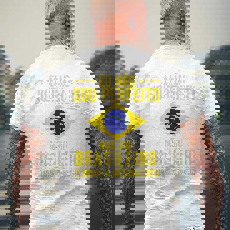 ブラジル国旗 ブラジル メンズ レディース キッズ グリーン ポルトガル語 メンズTシャツ バックプリント 高齢者への贈り物