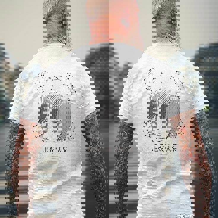 ブラック・ジャック 幾何学 （ピノコ） Ctezuka Productions メンズTシャツ バックプリント 高齢者への贈り物