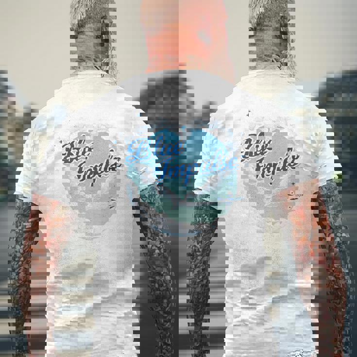 ブルーインパルス Heartfull In Theky （カラー） 長袖tシャツ メンズTシャツ バックプリント 高齢者への贈り物