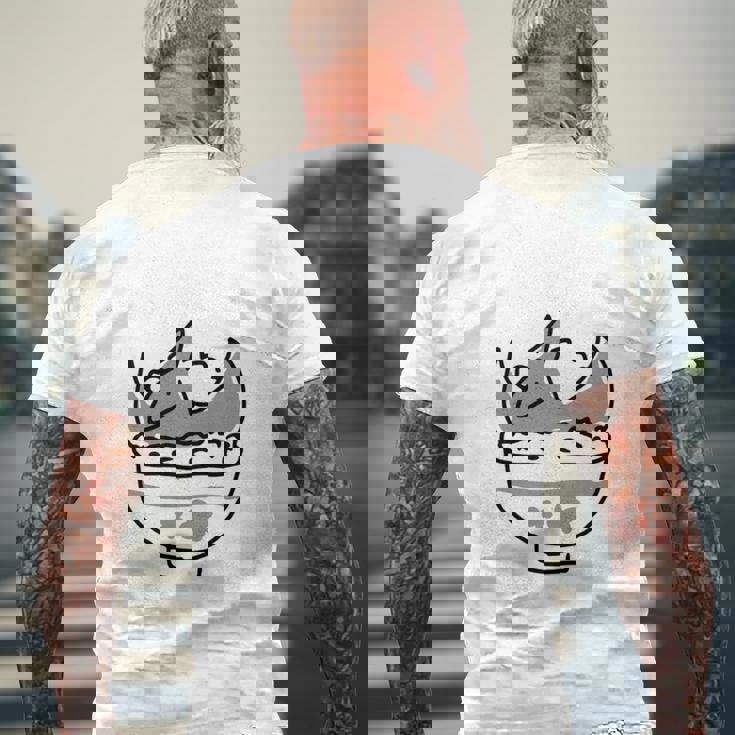 プテラノ丼 長袖tシャツ メンズTシャツ バックプリント 高齢者への贈り物