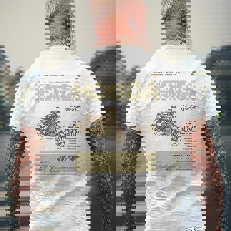 ホンダ 長袖tシャツ メンズTシャツ バックプリント 高齢者への贈り物