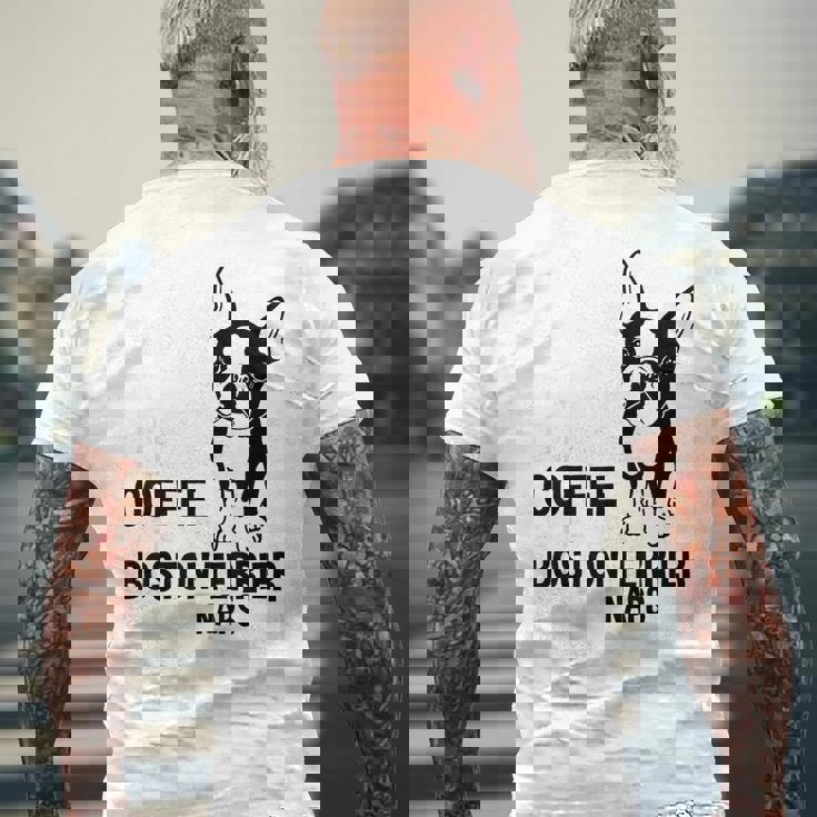 ボストンテリアtシャツ ボストンテリアシャツ レディース メンズ メンズTシャツ バックプリント 高齢者への贈り物