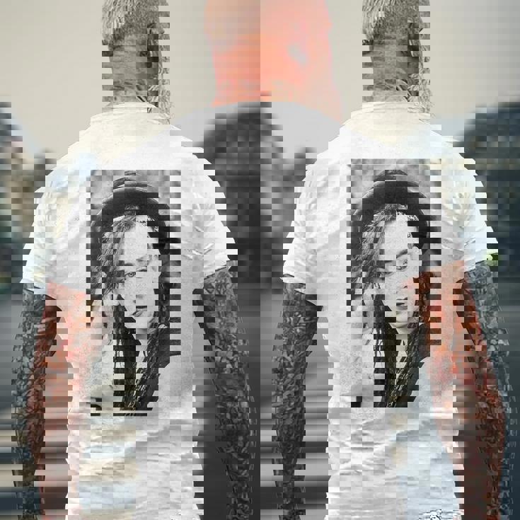 ボーイ・ジョージ・ポップ・スター・オブ・カルチャー・クラブ 1982 メンズTシャツ バックプリント 高齢者への贈り物