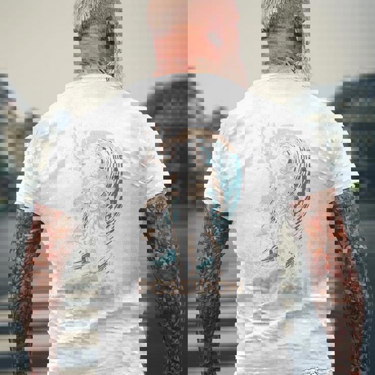 ポセイドン 長袖tシャツ メンズTシャツ バックプリント 高齢者への贈り物