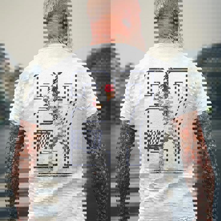 マイク・トラウト メンズTシャツ バックプリント 高齢者への贈り物