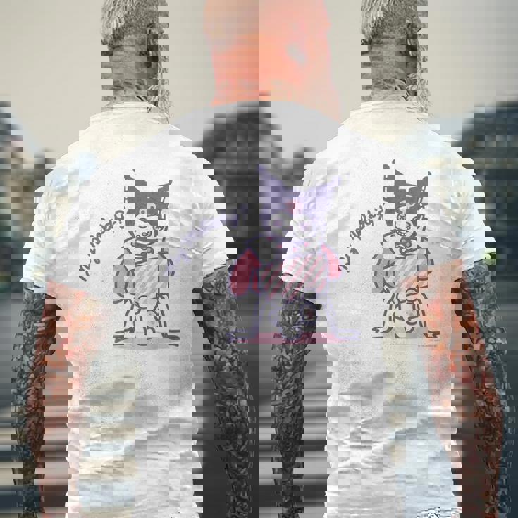 マイメロディ&クロミ ハイドアンドシーク メンズTシャツ バックプリント 高齢者への贈り物