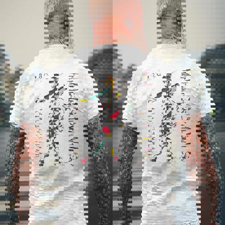 マイルス・デイビス 1990年ワールドツアー抽選 メンズTシャツ バックプリント 高齢者への贈り物