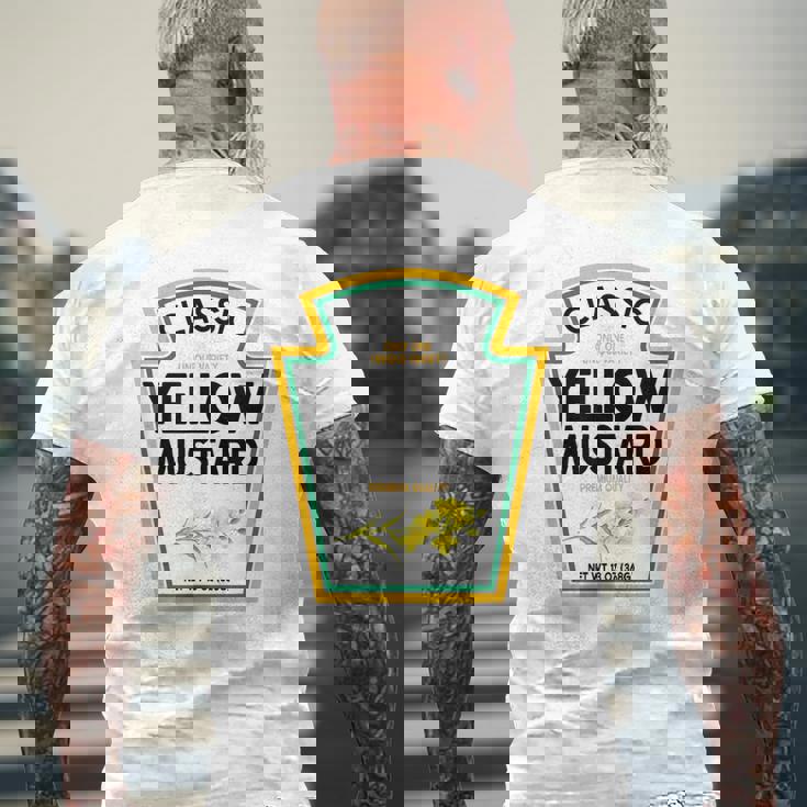 マスタード ハロウィン 2024 コスチューム ファミリー お揃い ケチャップソース メンズTシャツ バックプリント 高齢者への贈り物