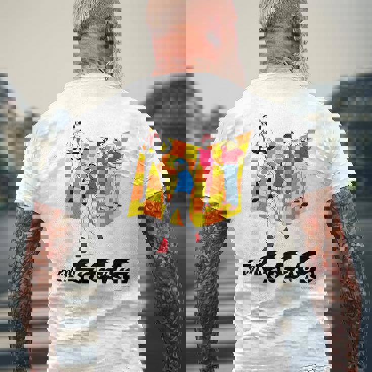 マッハgogogo C メンズTシャツ バックプリント 高齢者への贈り物