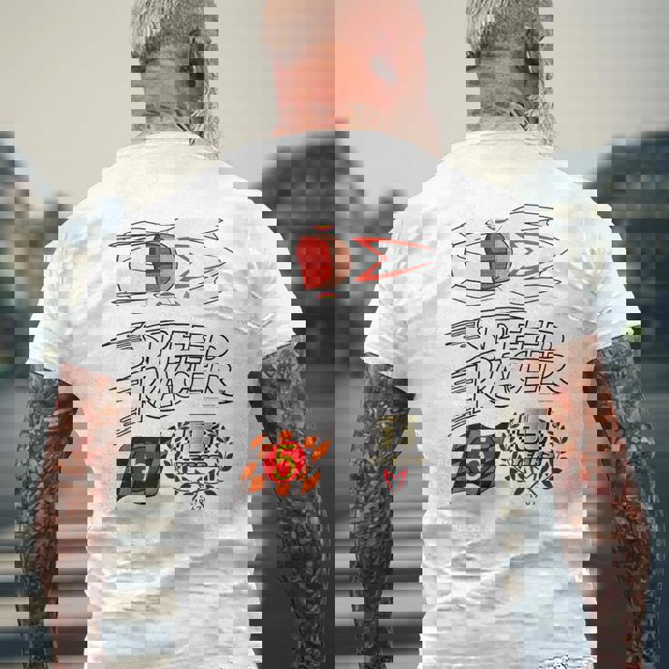 マッハgogogo R メンズTシャツ バックプリント 高齢者への贈り物