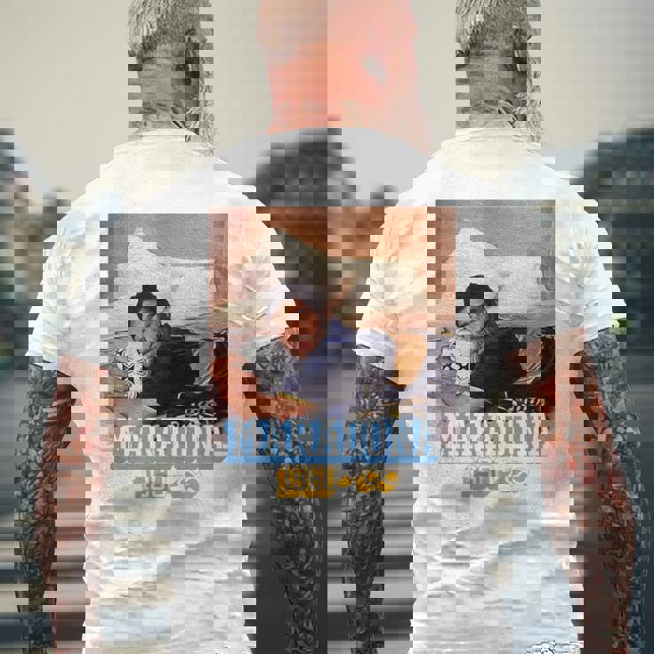 マラドーナフォーエヴァーボカジュニアーズ 長袖tシャツ メンズTシャツ バックプリント 高齢者への贈り物