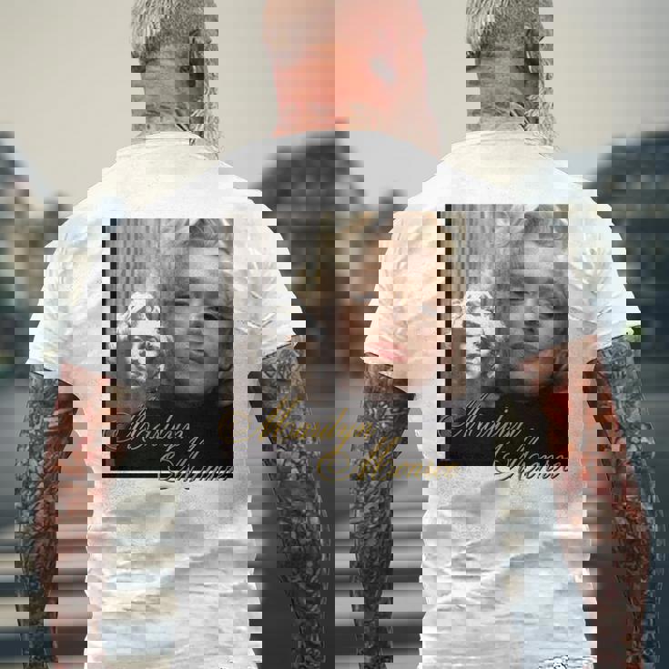 マリリンモンロー_004 長袖tシャツ メンズTシャツ バックプリント 高齢者への贈り物