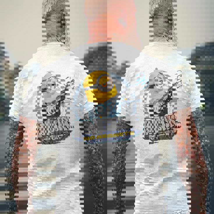 ミニオン Bad Decisionsno Regrets メンズTシャツ バックプリント 高齢者への贈り物