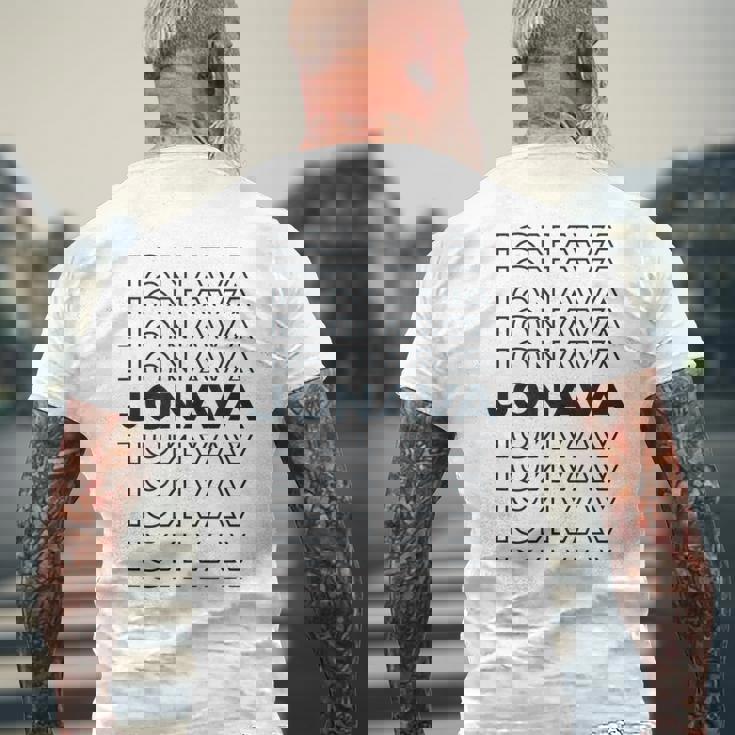 ミニマリストシティ リトアニアモダンジョナバ メンズTシャツ バックプリント 高齢者への贈り物