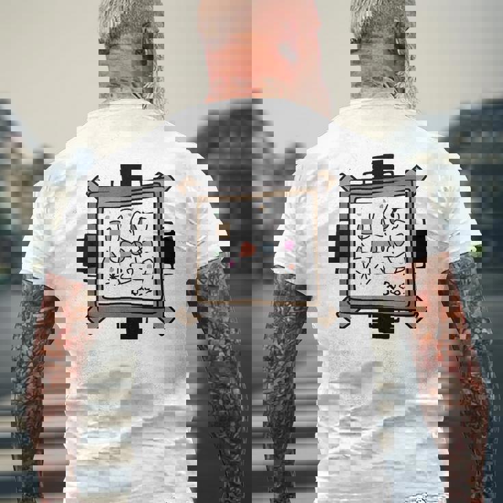 ミロのスタイルで メンズTシャツ バックプリント 高齢者への贈り物