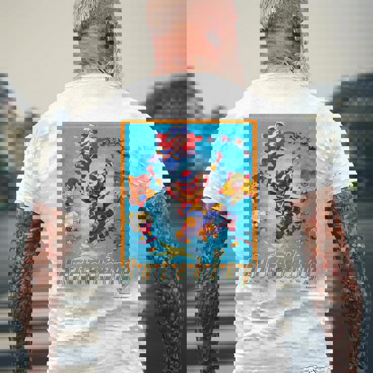 ムテキング M メンズTシャツ バックプリント 高齢者への贈り物