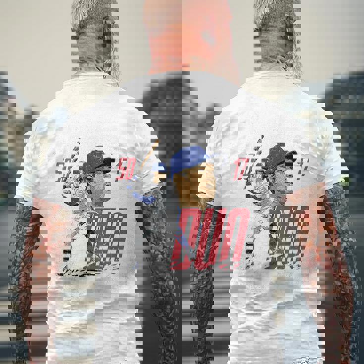 ムーキー・ベッツ&大谷翔平 メンズTシャツ バックプリント 高齢者への贈り物