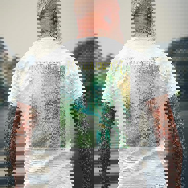 メガデス-クリプティック・ヴィック メンズTシャツ バックプリント 高齢者への贈り物