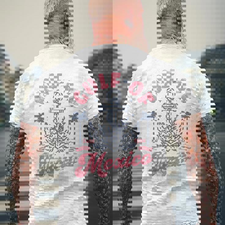 メキシコ湾 Estd 1550 メンズTシャツ バックプリント 高齢者への贈り物