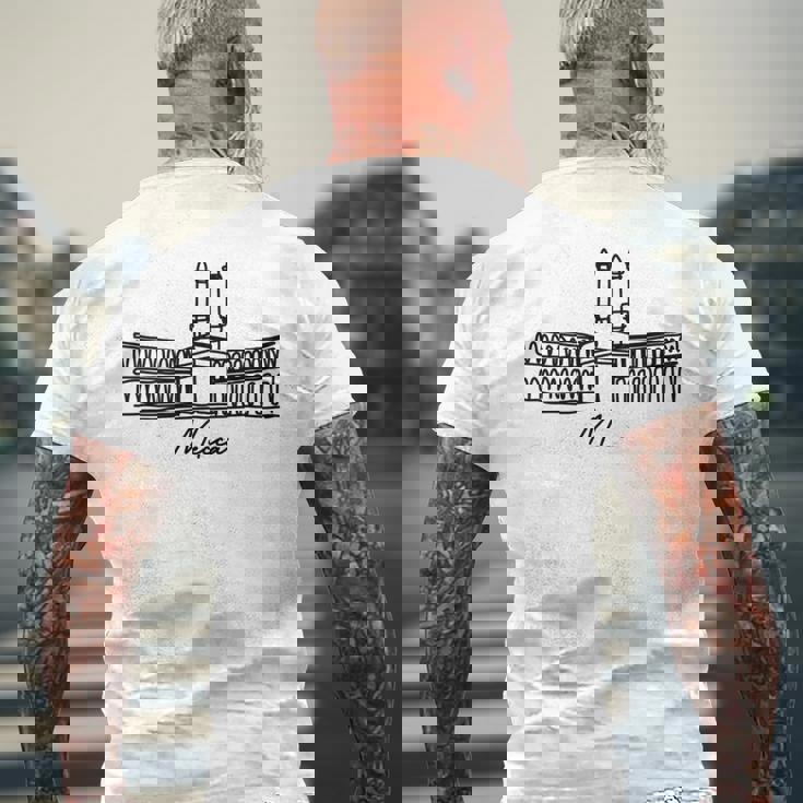 メッカ サウジアラビア お土産 長袖tシャツ メンズTシャツ バックプリント 高齢者への贈り物