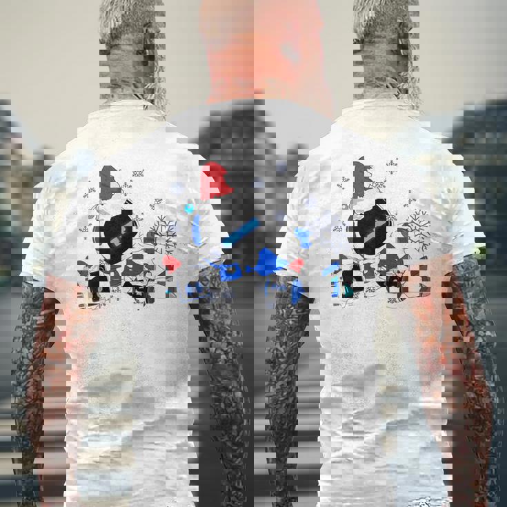 メリークリスマス アストロボット ファニースウェットシャツ メンズTシャツ バックプリント 高齢者への贈り物