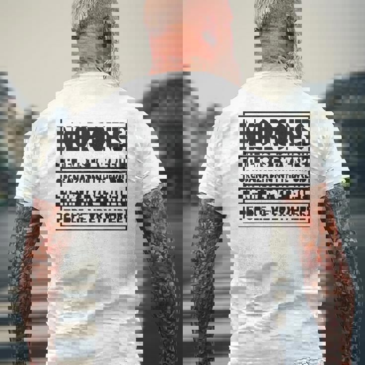 モロン メンズTシャツ バックプリント 高齢者への贈り物