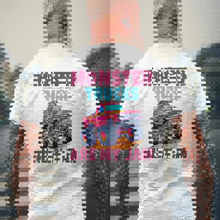 モンスタートラックアーマイジャムモンスタートラックキッズ メンズTシャツ バックプリント 高齢者への贈り物