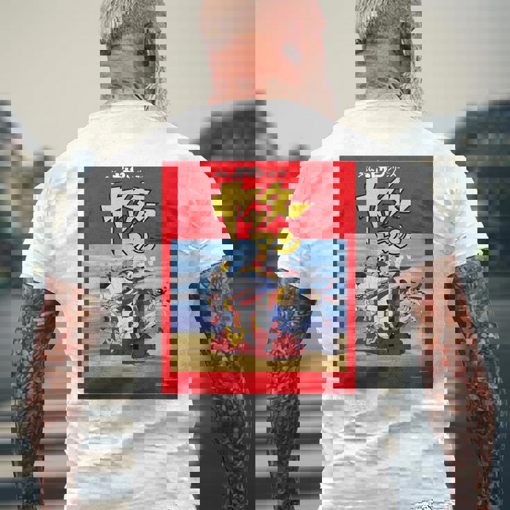 ヤッターマン C メンズTシャツ バックプリント 高齢者への贈り物