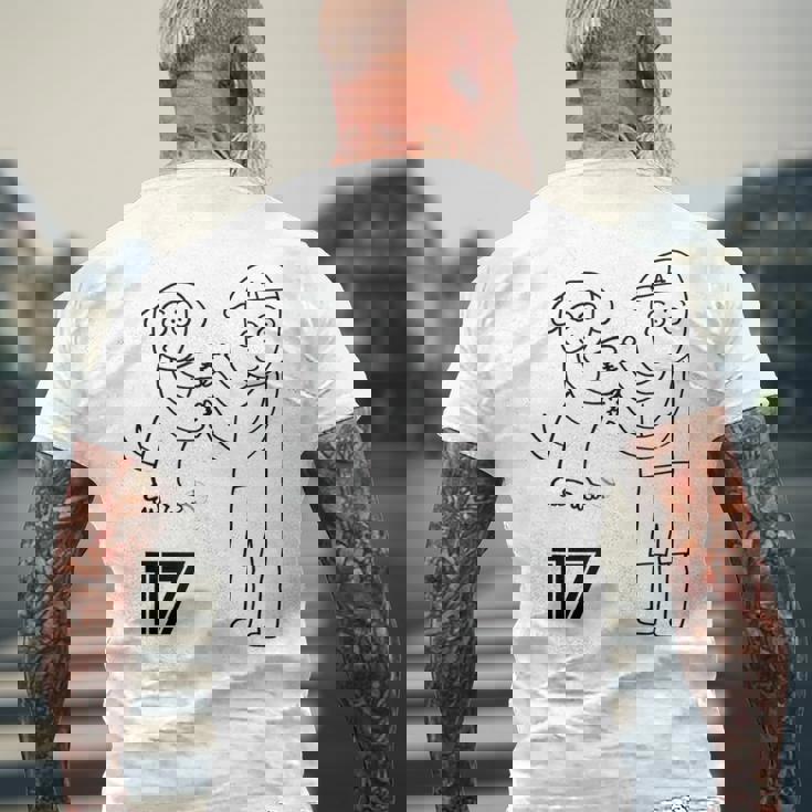 ユニフォーム風 応援 野球 Decoy Dekopin デコピン かわいい犬 Kooikerhondje メンズTシャツ バックプリント 高齢者への贈り物