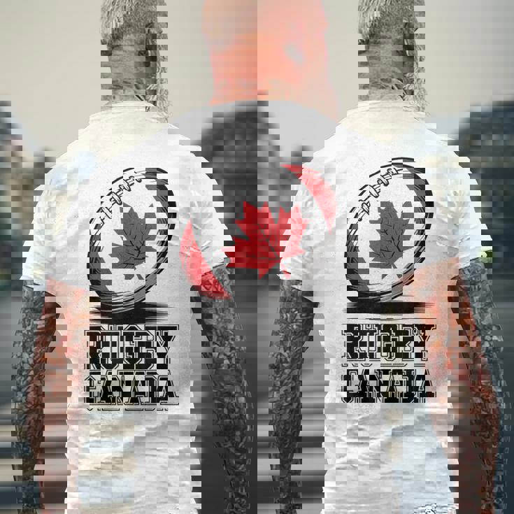 ラグビー カナダ ファン メープルリーフ スポーツ メンズ カナダ国旗 レディース メンズTシャツ バックプリント 高齢者への贈り物