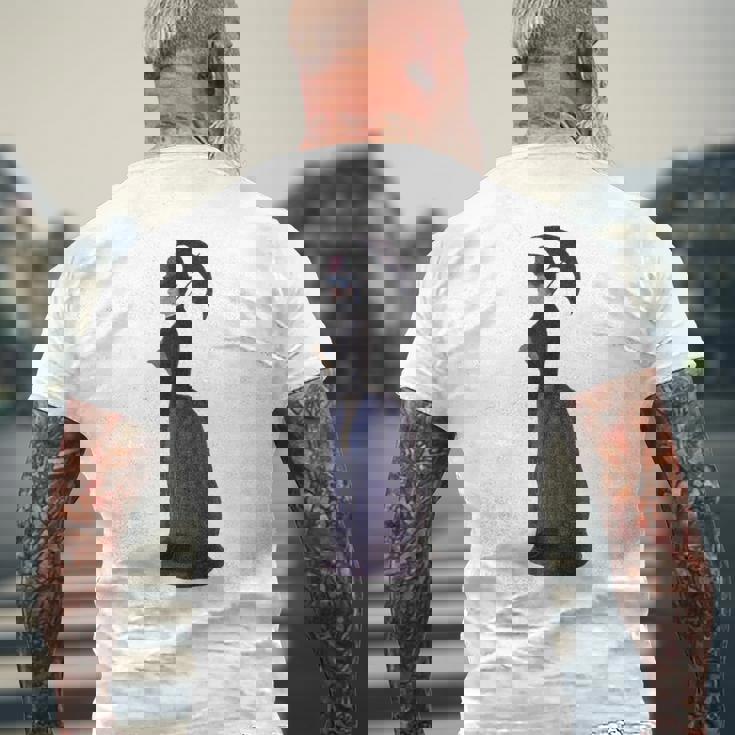 ラ・グランド・ジャットの日曜日 メンズTシャツ バックプリント 高齢者への贈り物